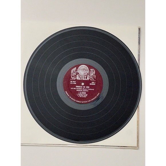 Trenzas De Oro Los Dos Palomos LP Shrink Azteca Records AM 8021 MONO VG+ - Picture 3 of 6